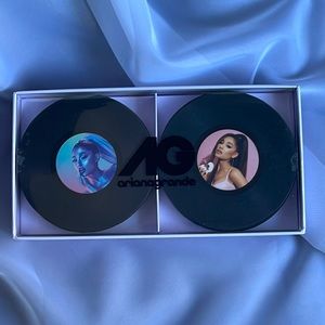 Ariana Grande collectible six piece vinyl record coaster gift set